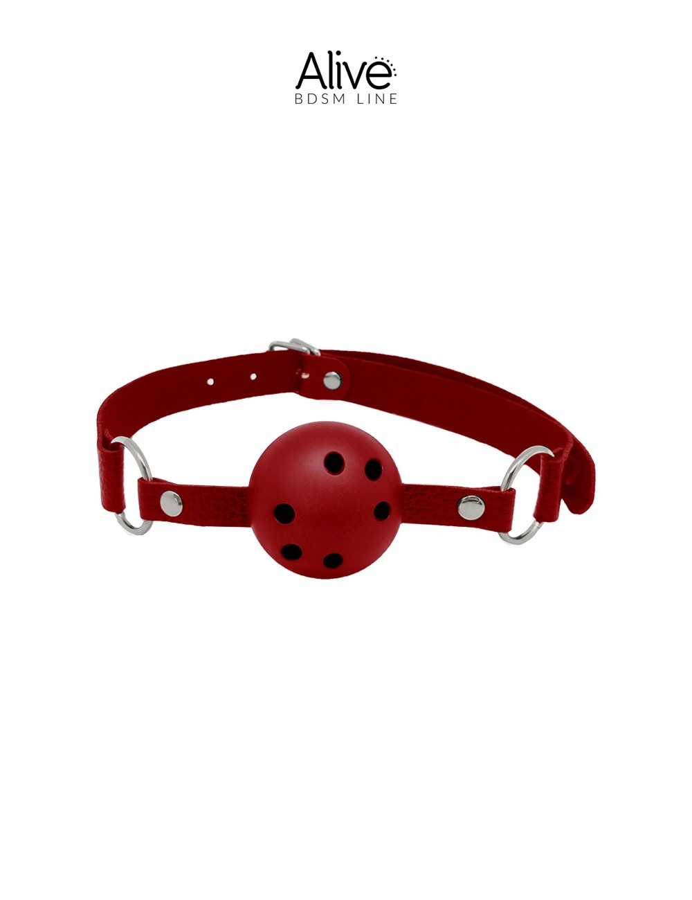 Baillon Discretion rouge - Alive Baillon Discretion rouge - Alive