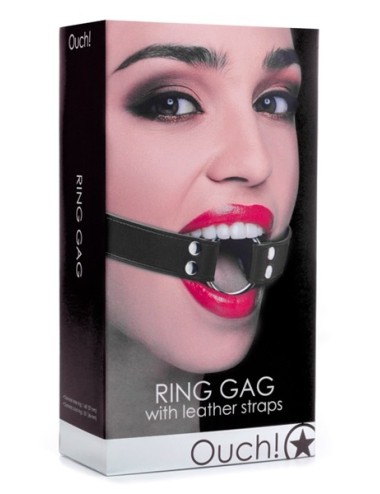 Baillon BDSM Ring Gag - Ouch!