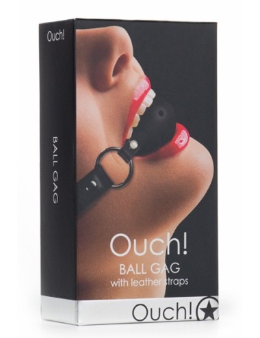 Gag Ball noir - Ouch! 