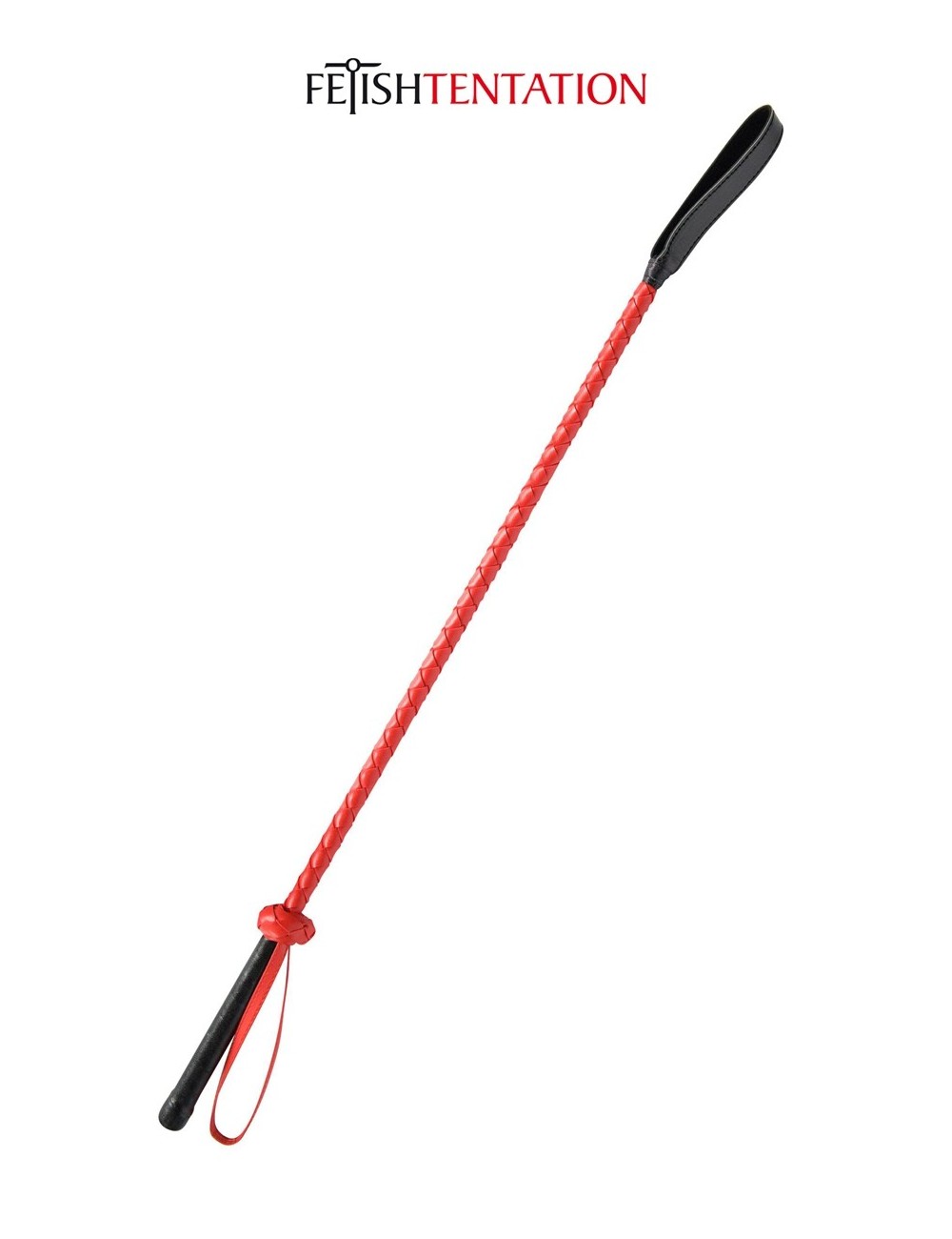 Cravache noir et rouge - Fetish Tentation