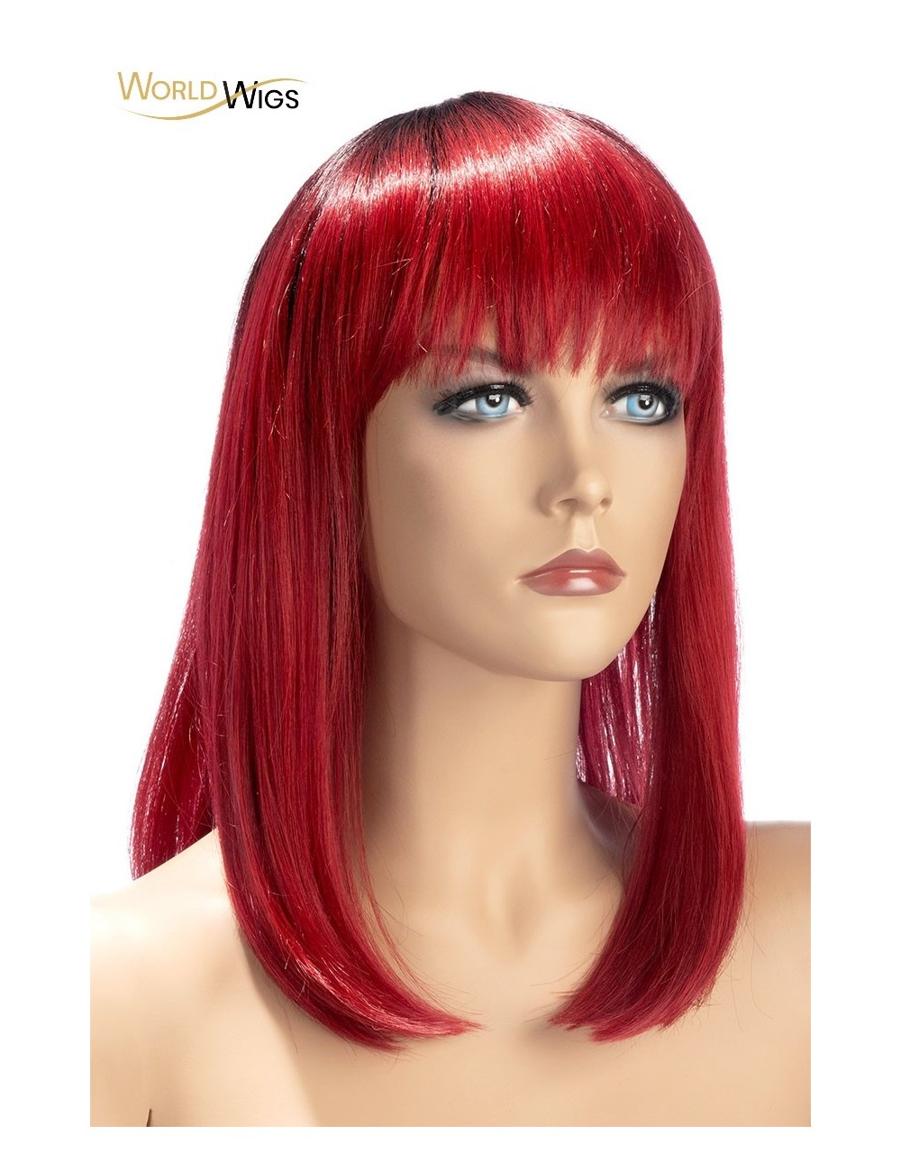 Perruque Elvira rouge - World Wigs