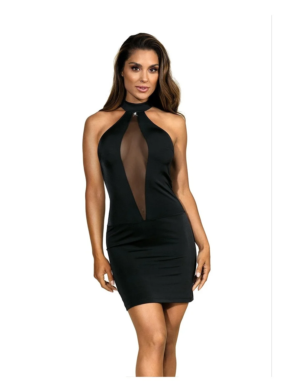 Robe noire V-9269 - Axami Robe noire V-9269 - Axami