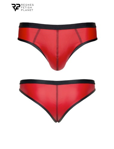 Slip rouge wetlook - Regnes