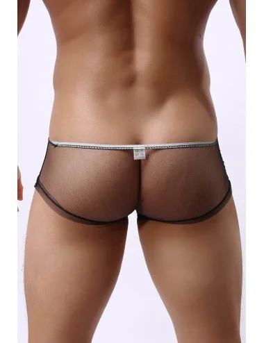 Slip noir transparent - Paris Hollywood