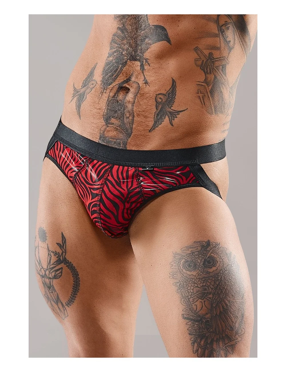 Jockstrap en tulle zébré - Regnes Jockstrap en tulle zébré - Regnes