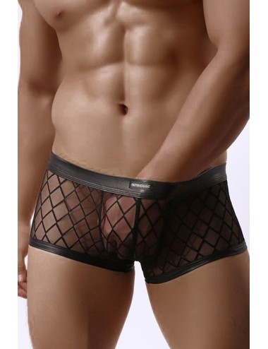 Boxer noir transparent