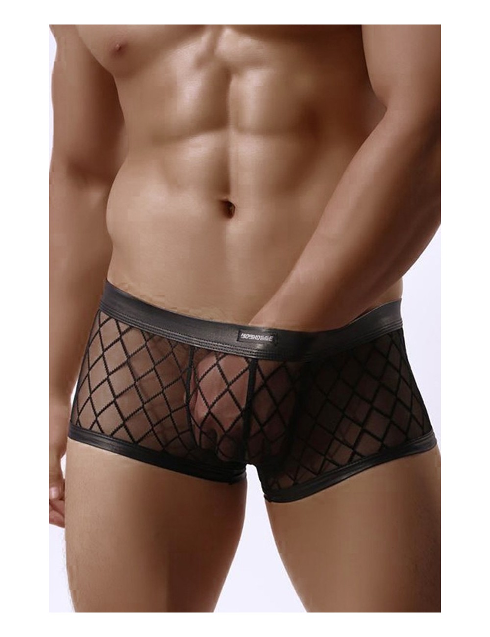 Boxer noir transparent