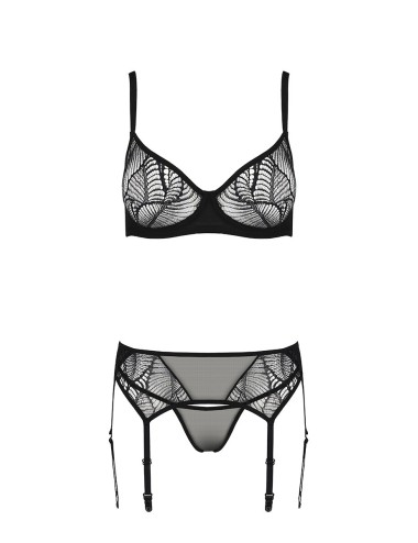Ensemble à jarretelles Leafa - Passion ECO Collection