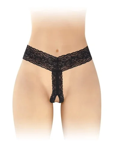 String ouvert Anita noir - Fashion Secret