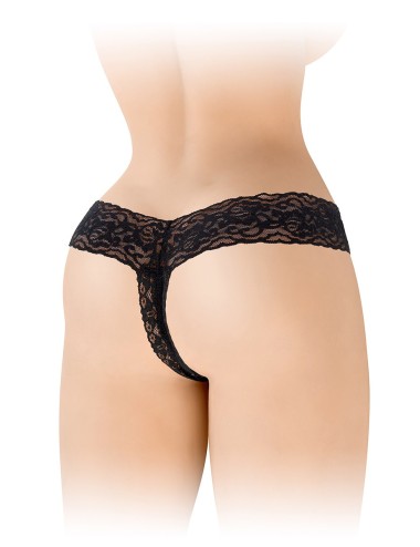 String ouvert Anita noir - Fashion Secret