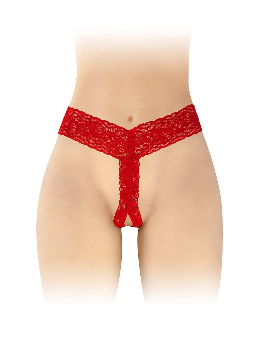 String ouvert Anita rouge - Fashion Secret