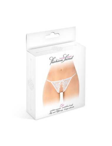 Culotte ouverte Zoé blanche - Fashion Secret