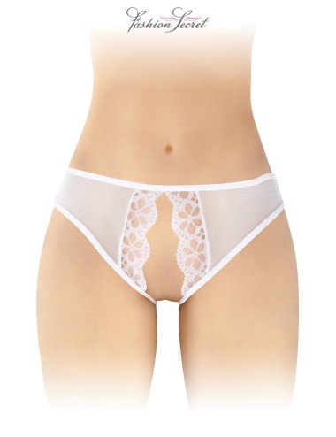 Culotte blanche ouverte Ambre - Fashion Secret