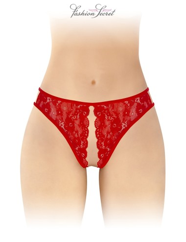 String rouge ouvert Victoria - Fashion Secret