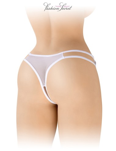 String blanc ouvert Victoria - Fashion Secret