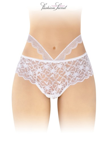 Culotte ouverte blanche Marie - Fashion Secret