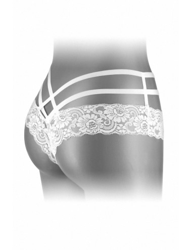 Tanga ouvert Anne - blanc