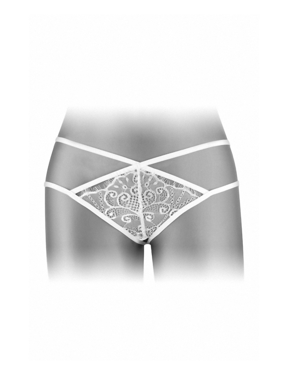 String ouvert Mylene - blanc String ouvert Mylene - blanc