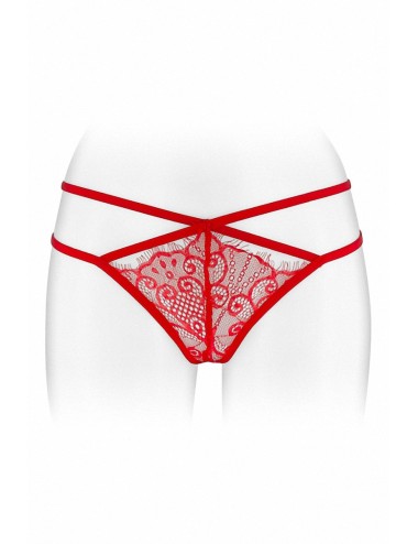 String ouvert Mylene - rouge