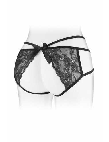 Culotte ouverte  Nadia - noir