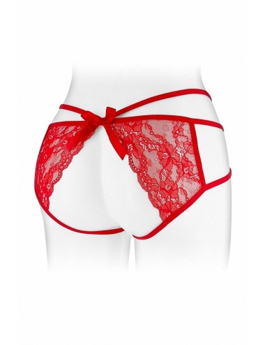 Culotte ouverte  Nadia - rouge