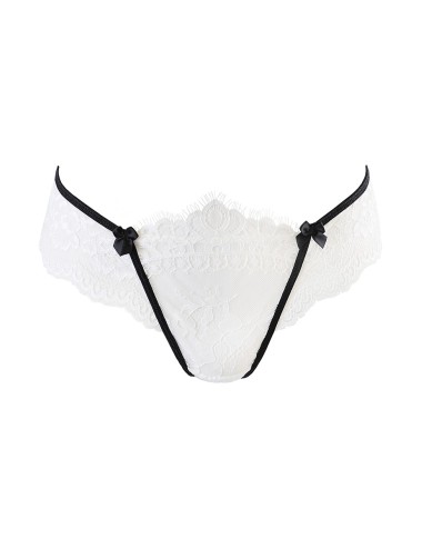 String dentelle blanc V-10488 - Axami