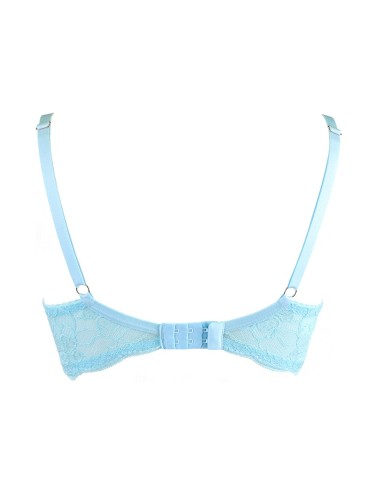 Soutien-gorge dentelle bleu V-10131 - Axami