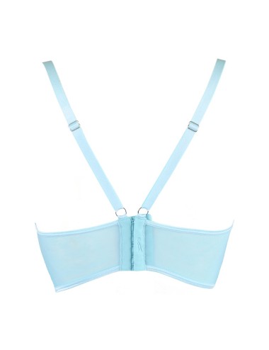 Soutien-gorge dentelle bleu V-10121 - Axami