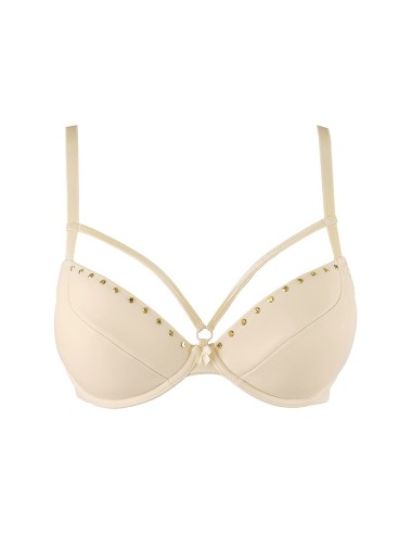 Soutien-gorge push-up beige V-10341 - Axami