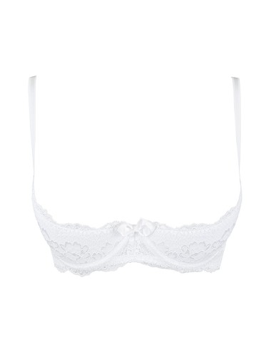 Soutien-gorge ouvert blanc V-9821 - Axami