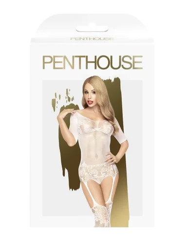 Bodystocking Sugar Drop blanc - Penthouse