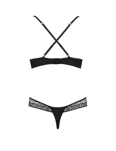 Ensemble Scarlet Bikini noir - Passion