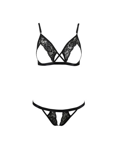 Ensemble sexy ouvert Diabolina - Passion