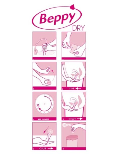 Boite 8 tampons Beppy DRY