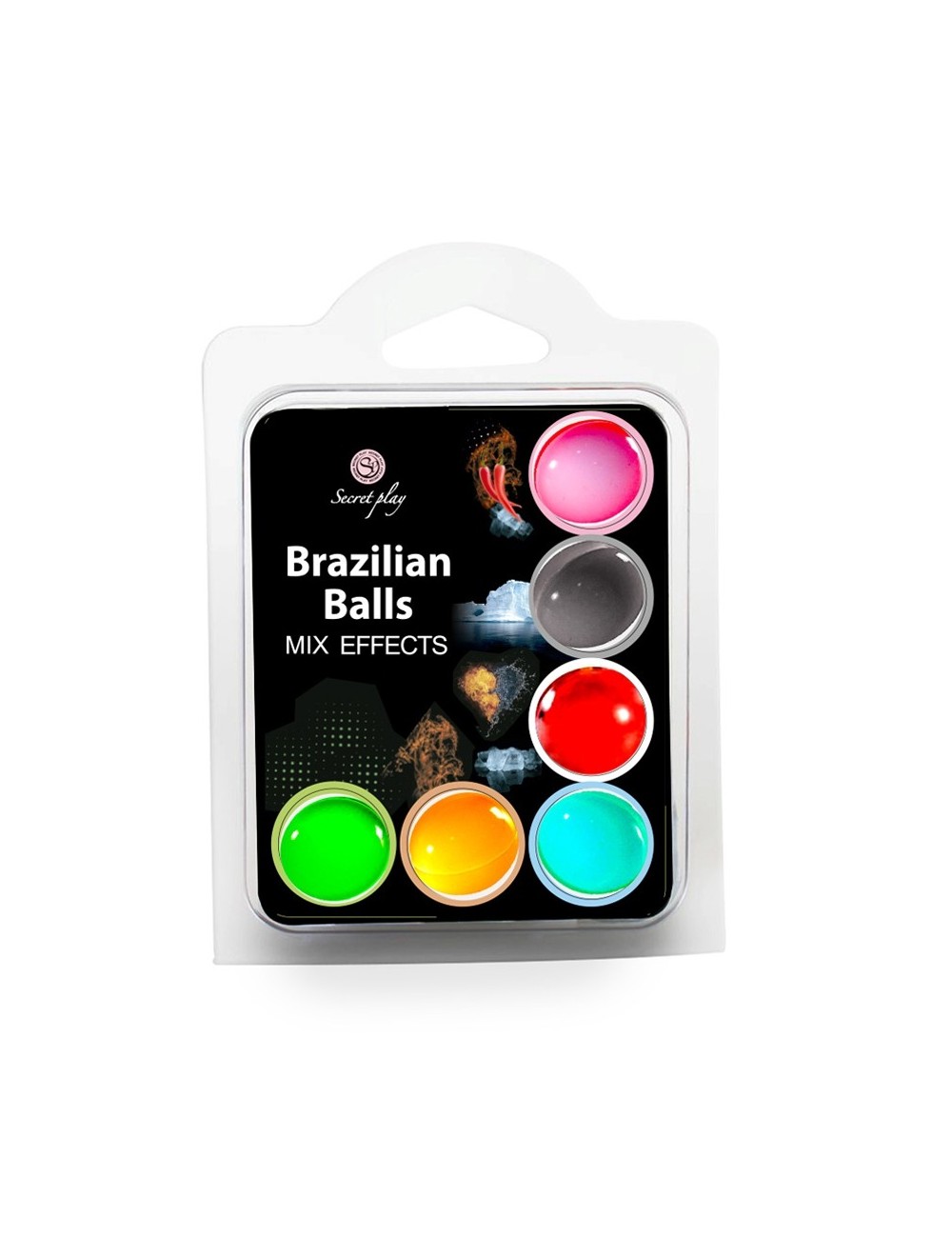 6 Brazilian balls avec effets différents