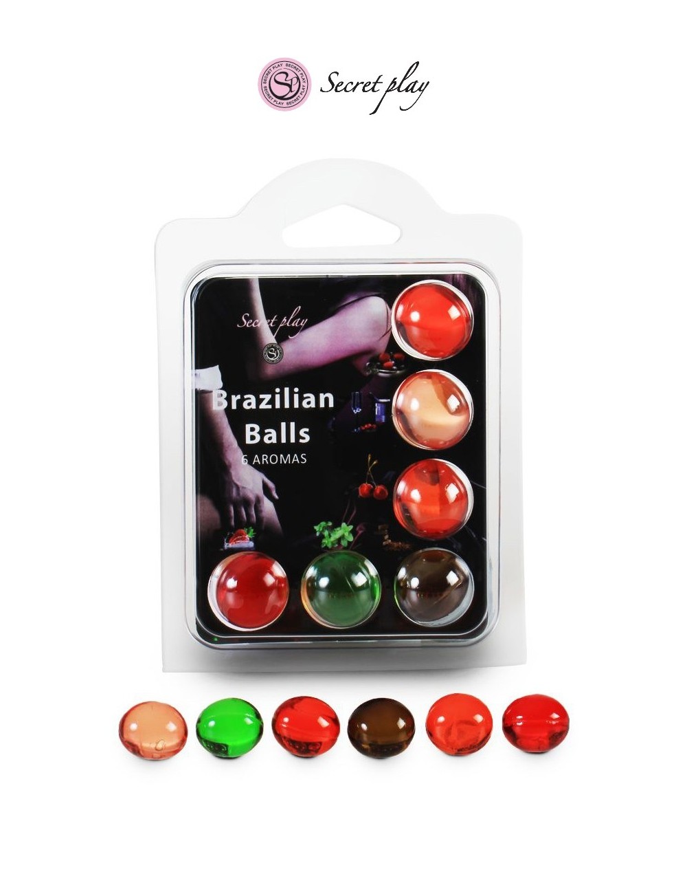 6 Brazilian Balls parfums variés