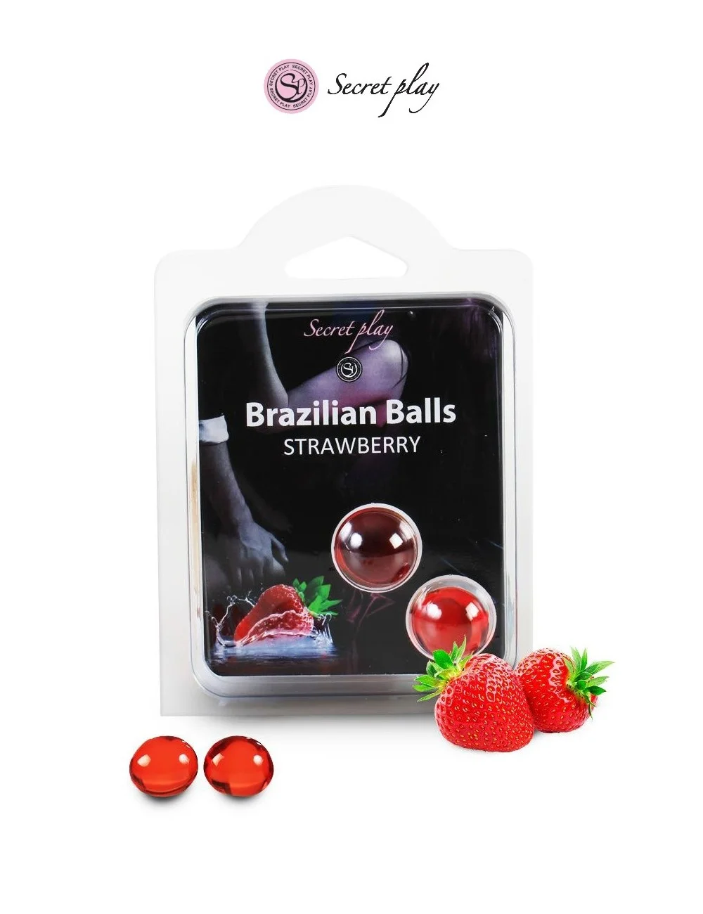 2 Brazilian Balls - fraise 2 Brazilian Balls - fraise