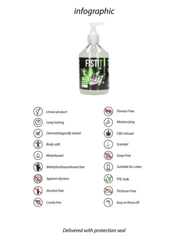 Lubrifiant CBD Fist It 500ml