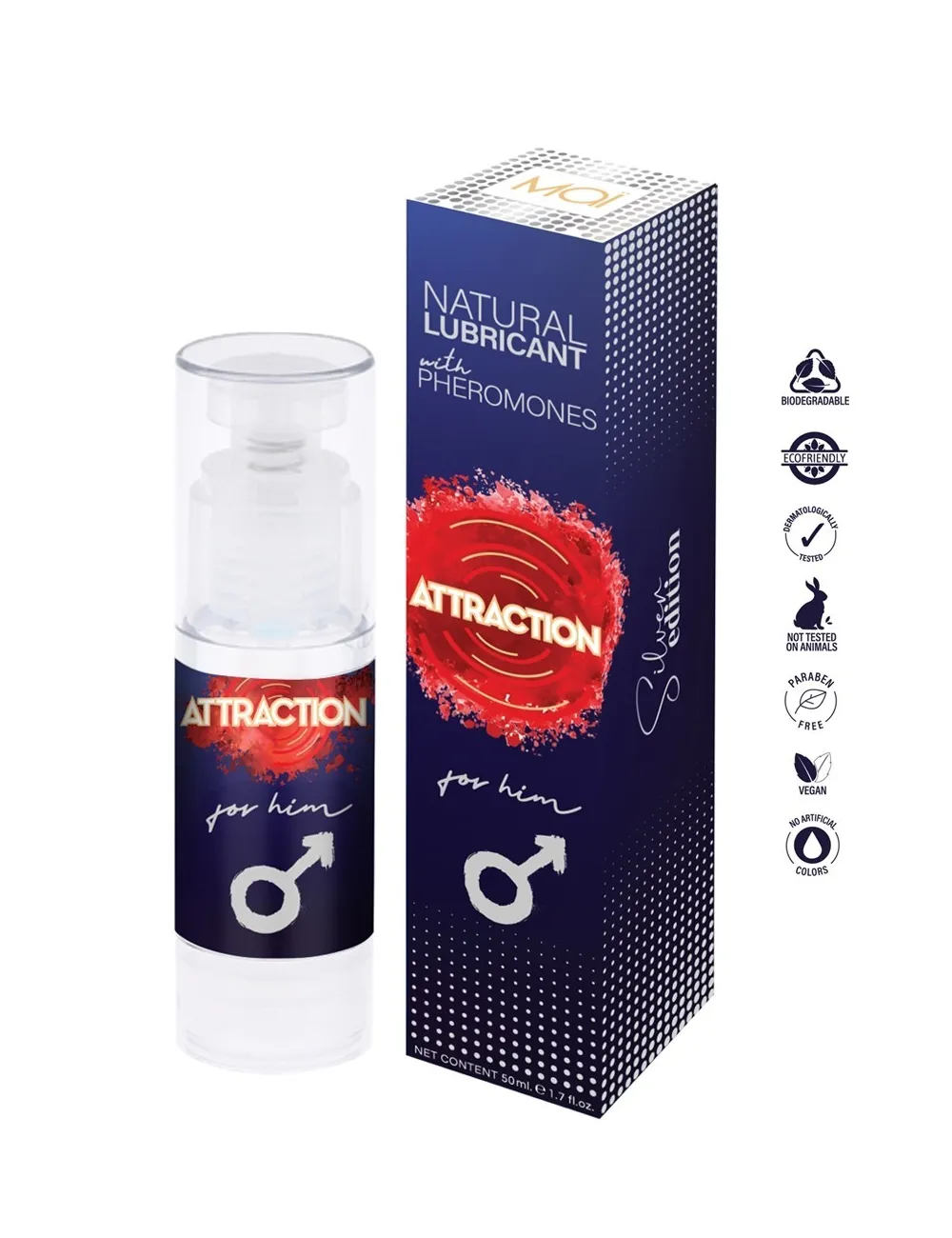 Lubrifiant naturel aux phéromones pour homme - Attraction Lubrifiant naturel aux phéromones pour homme - Attraction