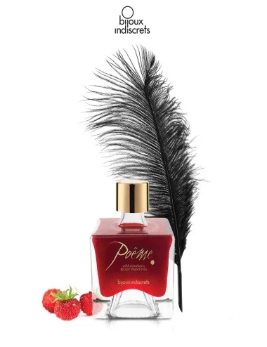 Peinture de corps Poême fraise