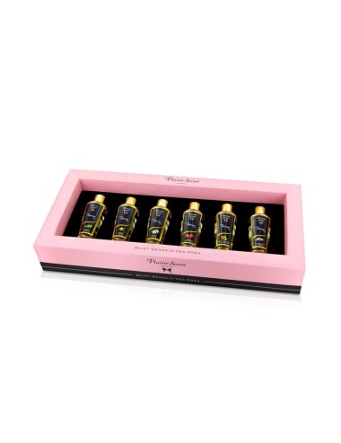 Coffret 6 huiles de massage sèches - Plaisir Secret