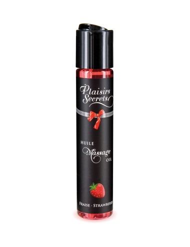 Huile de massage gourmande - Fraise