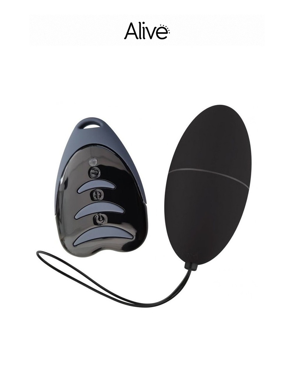 Oeuf vibrant télécommandé Magic egg 3 - noir Oeuf vibrant télécommandé Magic egg 3 - noir