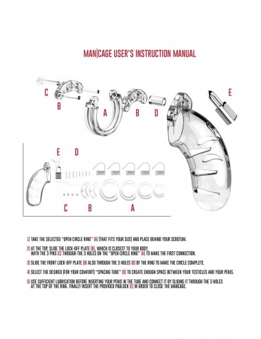 Cage de chasteté 9cm ManCage 02