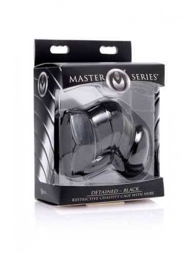 Cage de chasteté restrictive noire - Master Series