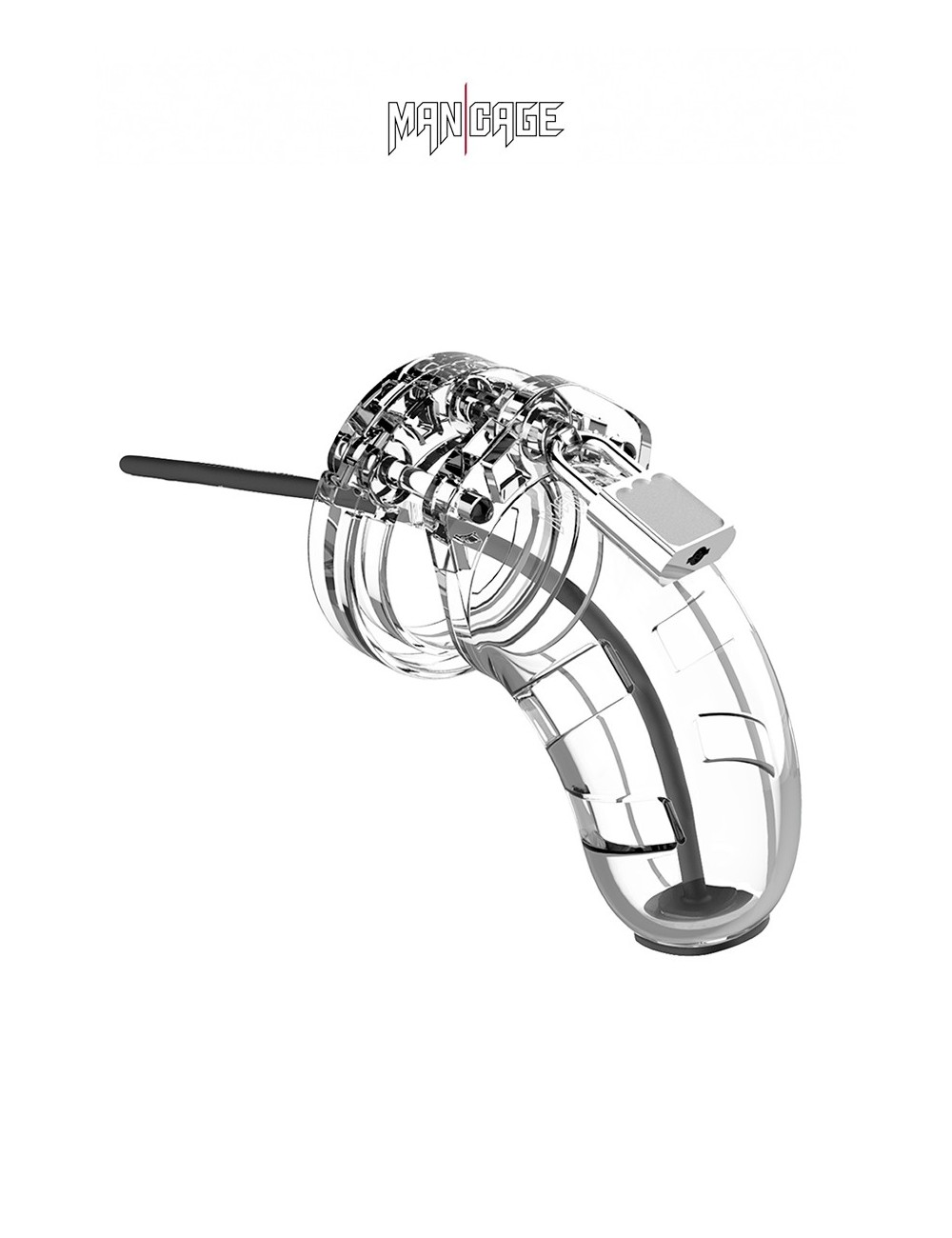 Cage de chasteté 6,5cm avec plug d'urètre - ManCage 15