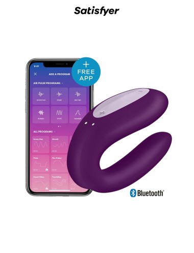 Stimulateur Double Joy violet - Satisfyer