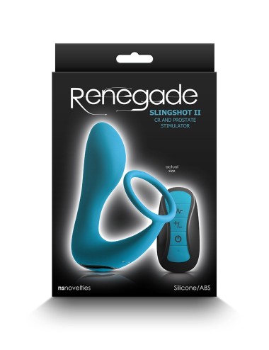 Plug prostatique avec cockring Renegade Slingshot 2