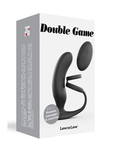 Stimulateur de prostate  cockring Double game