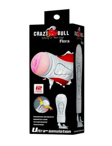 Masturbateur bouche vibrante - Crazy Bull